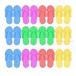 Disposable Spa Slippers - Anti-Slip EVA for Pedicure Salon Hotel Home Bath Travel