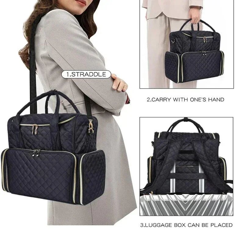 Double Layer Nail Organizer - Oyanail Portable Polyester Travel Storage Bag