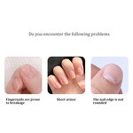 550PCS False Nail Tips - 2025 Stiletto Square Full Cover Acrylic Extensions