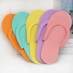 Disposable Spa Slippers - Pedicure Flip Flop Foam for Salon Bath Shower Gift