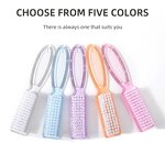 Nail Cleaning Brush - Double Sided Finger Tip Scrubbing for Toes Nails Hands Tool