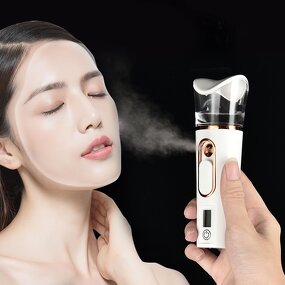2-in-1 Facial Steamer - Ionic Portable Mini Nano Mist Body Nebulizer USB Tool