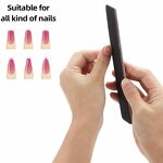 Emery Board Nail Files - Custom Logo Washable Double Sided 100/180 Grit Tool