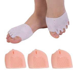 Gel Toe Separator - Breathable Shock Absorption Hallux Valgus 5 Toes Spacers