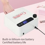 86W UV LED Nail Lamp - 2025 Professional Rechargeable Portable with Steel Tray