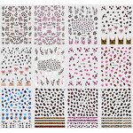 2D Leopard Nail Stickers - Wholesale UV Gel Transfer Polish Semi Cured Sheet