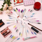 Eyelash Brush Tubes - With Lash Mascara Wands Eyebrow Comb Spoolies Container