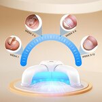 UV Gel Nail Lamp - White LED Display Fast-Acting Fingernail Toenail Care Tool