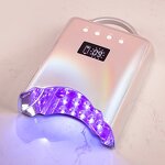 78W Rechargeable Nail Lamp - LED Screen Infrared 4 Modes Quick Curing Machine