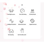 60W Rechargeable Nail Lamp - Cordless Pro Fast Curing 3 Timers Home Salon Use