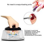 36w Electric Nail Steamer - Professional Steam off Press on Nail Remover Machine