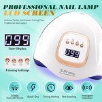 LED Nail Curing Lamp - SUN X25 380W Powerful Drying Light for All Gel Polish