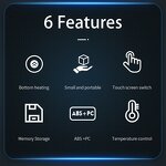 Silicone Wax Heater Kit - 2025 130°C Max Temperature Salon Home Hair Removal