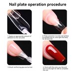 550PCS False Nail Tips - 2025 Stiletto Square Full Cover Acrylic Extensions
