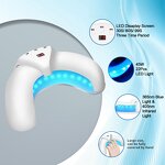 UV Gel Nail Lamp - White LED Display Fast-Acting Fingernail Toenail Care Tool