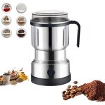 Burr Coffee Grinder - Portable Rechargeable Conical Ceramic for Travel Camping
