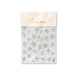 5D Gel Nail Stickers - 2025 French Tomoni Jelly Shine Flower Spa Decals