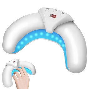 UV Gel Nail Lamp - White LED Display Fast-Acting Fingernail Toenail Care Tool