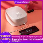 60W Rechargeable Nail Lamp - Cordless Pro Fast Curing 3 Timers Home Salon Use