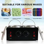 Dual Wax Pots Heater - Professional Electric Waxing Machine Salon Beauty Tool