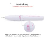 Mini Electric Nail Drill Pen - Low Noise 5 Polishers Set Manicure Pedicure Tool