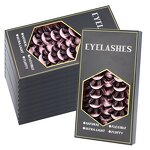 8d Mink Eyelashes - Wholesale 10 Pair 25mm Faux Lashes Custom Packaging Book