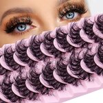 8d Mink Eyelashes - Wholesale 10 Pair 25mm Faux Lashes Custom Packaging Book
