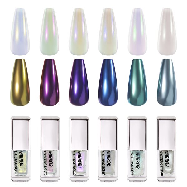 Magic Mirror Powder - New Arrival UV Gel No Flying Ice Skin Liquid Nail Art