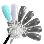 Magnetic Nail Tip Display - Wholesale Clear Color Card 50pcs Stiletto Stand