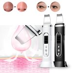 Ultrasonic Skin Scrubber - Hand Held Waterproof Facial Cleansing Pore Deep Cleaner