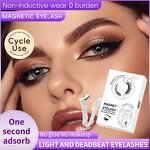 Quantum Magnetic Lashes - Easy to Wear No Glue No Eyeliner with Applicator Tool