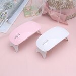 Mini UV LED Nail Lamp - 6 LED USB Charging Portable Gel Polish Curing Light