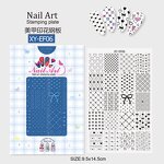 Christmas Nail Stamping Plate - Eco-friendly 5 Colors Deer Tree Transfer Template