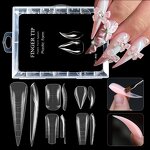 Crystal Nail Forms - Custom Logo 70-150pcs 5 Styles Full Cover Dual Forms