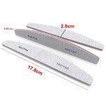 Double-Sided Nail File - Durable Fully Washable Custom Logo 100/180 Grit Tool