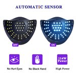 80W LED Nail Lamp - Custom Logo SUN X7 MAX Smart Sensor Fast-Drying Tool