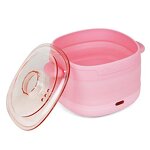 Foldable Silicone Wax Warmer - Hot Hair Removal No-Sticking Melting Pot Machine