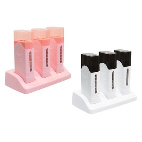 Three-Seat Wax Heater - 300g Powerful Kit with Portable Roll-On Wax Machine