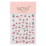 Semi Cured Gel Stickers - 5D Luxury Floral Butterfly Cherry UV Art Nail Tool