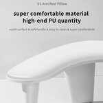 Two Hands Nail Arm Rest - Portable Removable Tilt PU Material Manicure Pillow