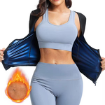 Women's Sweat Sauna Vest - Zipper Camisole Yoga Top Abdominal Control Body Shaping