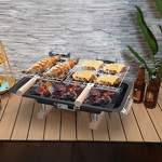 Couple BBQ Oven - Modern Steel Cross-border Double-person Portable Outdoor Grill