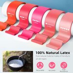 Women's Resistance Loop Bands - Custom Printed Thick TPE Elastic Hip Leg Workout Set