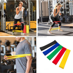 TPE Resistance Bands Set - Wholesale 5 Pack Heavy Duty Stretch Strength Training