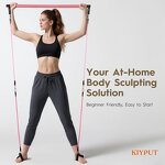 Pilates Beginner Kit - 9-Piece Yoga Ball Resistance Bands Home Bodybuilding Set