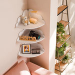 Kids' Room Storage Rack - Creative PVC Nordic-Style Wall-Mounted Holder