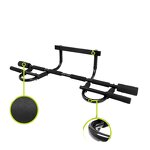 Home Pull-Up Bar - Multi-Functional Indoor Horizontal Iron Wall Chin-Up Door Frame