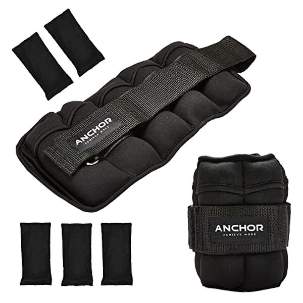 Neoprene Ankle Weights - Sportneer Adjustable 1-5Lbs 2-10Lbs Gym Workout Straps