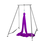 Aerial Yoga Stand - Adjustable Heavy Stainless Steel 45mm Hammock Rig Frame