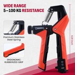 Finger Grip Trainer - THYFIT YX-H52 5-100KG ABS Electronic Counting Wrist Exerciser